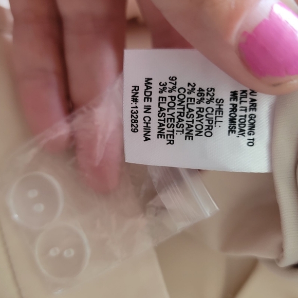 LPA Franca Cream High Rise Wide Leg Pleated Trousers Pants Women’s M Revolve - Picture 7 of 8